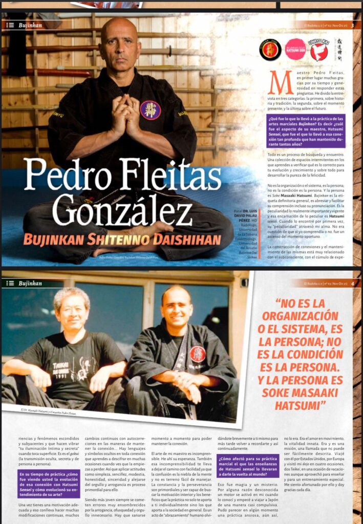 El Budoka.es en portada Pedro Fleitas